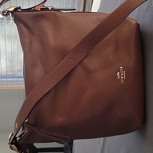 Coach Van Duffle Pebble Leather Crossbody
